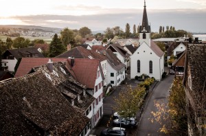 Luftaufnahmen mit Drohne: Gottlieben.